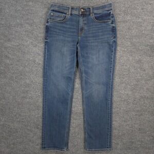 Devil Dog Jeans Mens *34X31* Blue Athletic Fit Tapered Stretch Medium Wash Denim